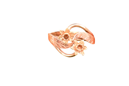 daffodil Welsh rare Clogau gold ring. statement jewellery - solid gold jewellery