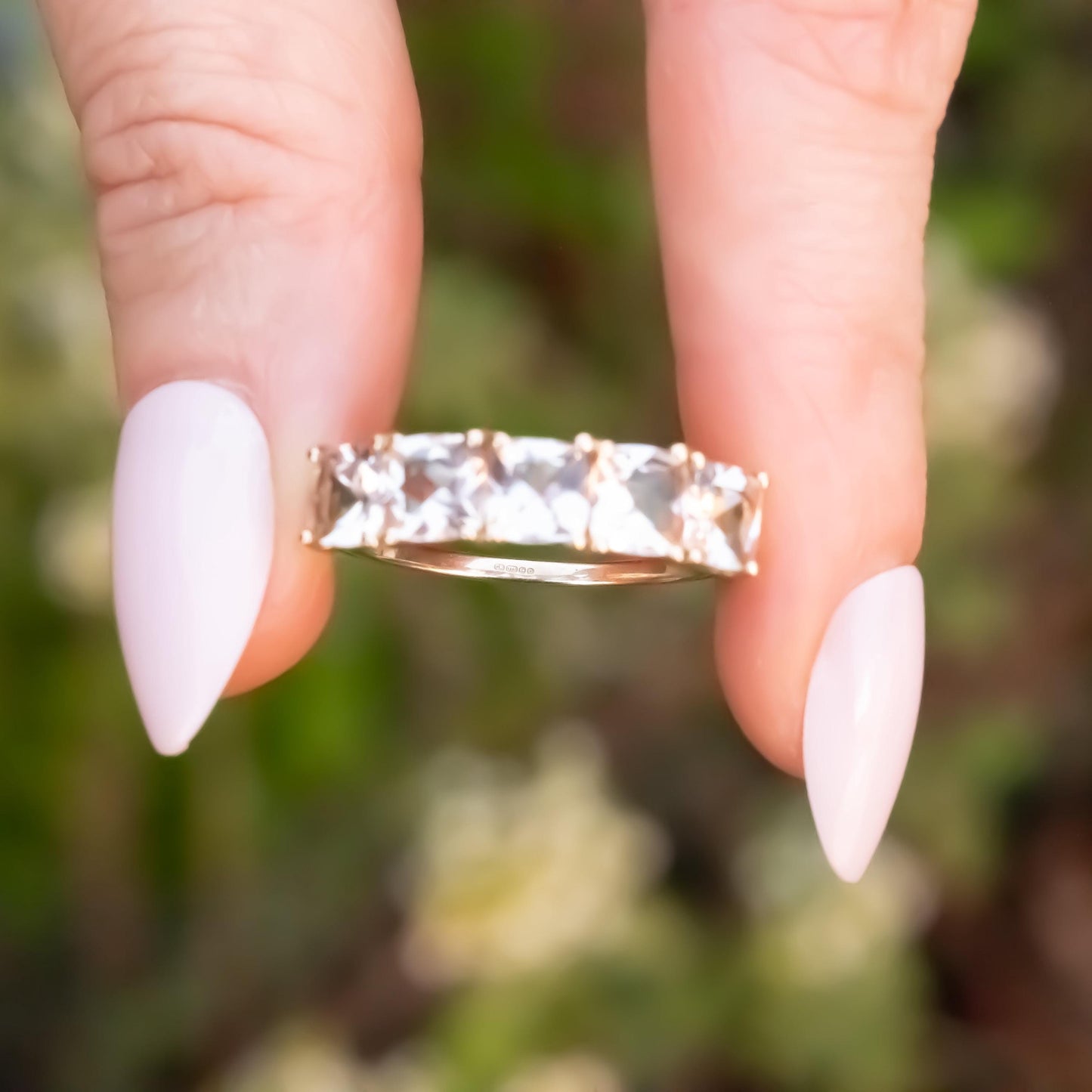pink morganite ring