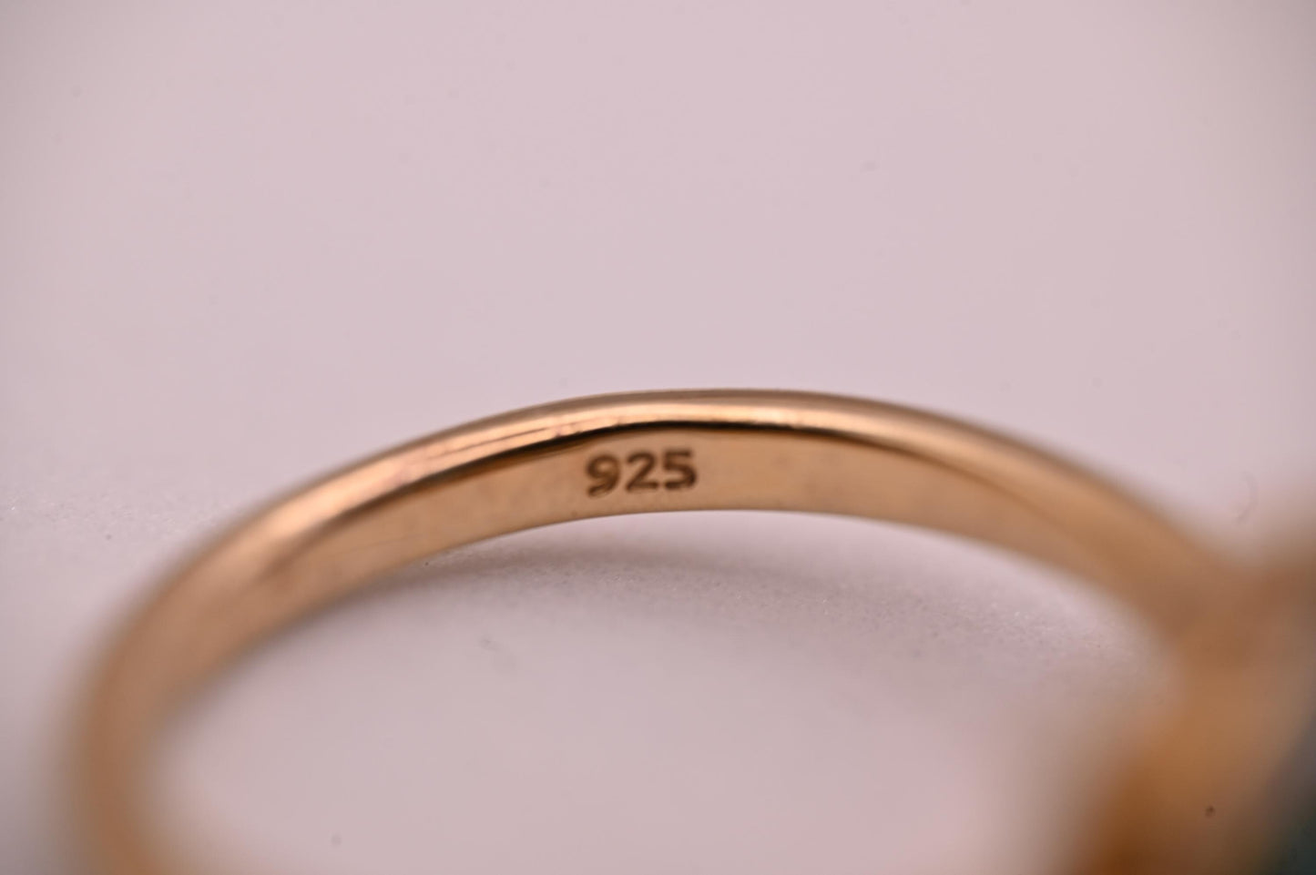 Beautiful Vintage Sterling Silver - Gold Gilded - Mystic Topaz Solitaire - Cocktail Dress Ring