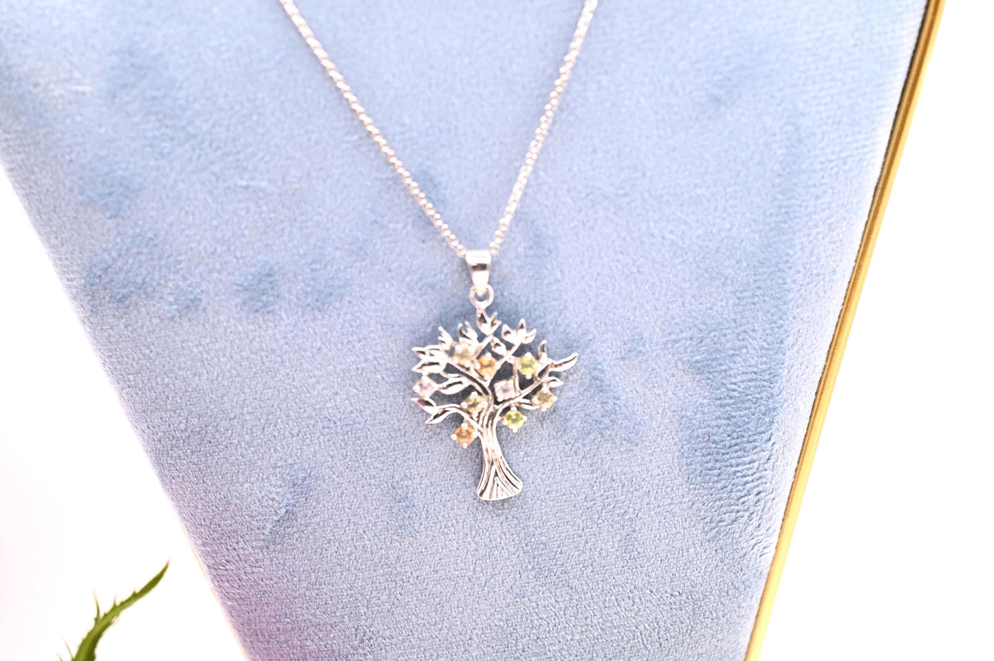 Solid 925 Sterling Silver Tree of Life Pendant Necklace Chain Jewellery - Gift Boxed