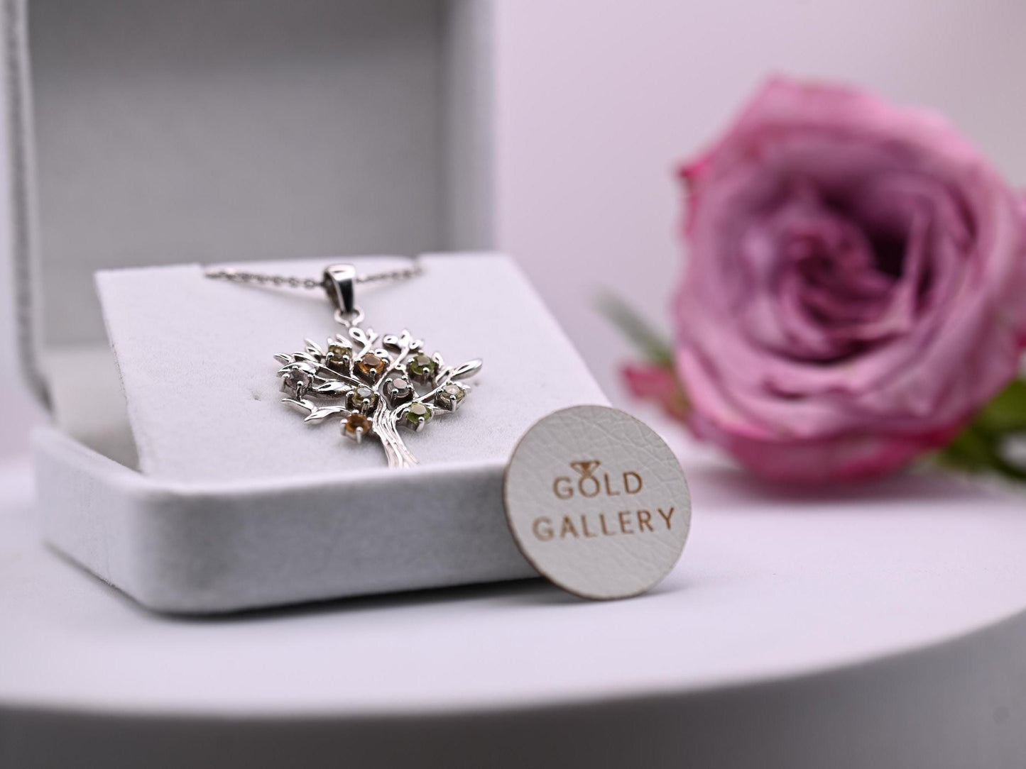 Solid 925 Sterling Silver Tree of Life Pendant Necklace Chain Jewellery - Gift Boxed