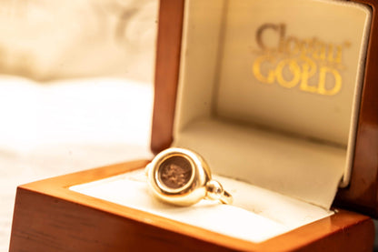 original-Oak- wood- Clogau presentation box.
