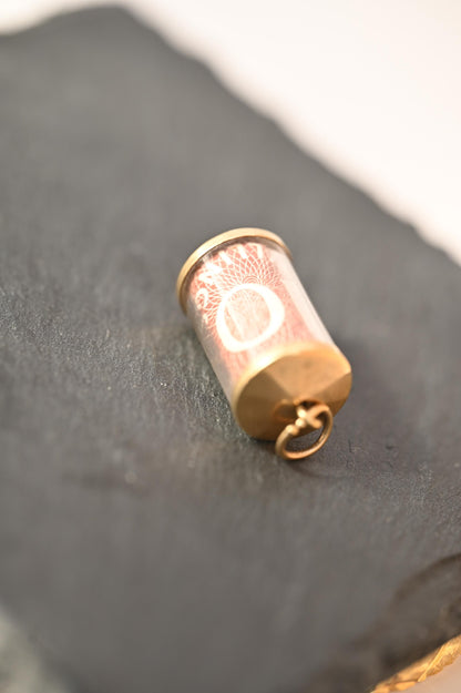 Mid-Century Vintage '10 Shillings' Charm 9ct, Gold Money Charm Pendant: British Hallmarked Gift, Retro 1960s Jewellery 'Emergency' money