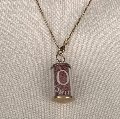 Mid-Century Vintage '10 Shillings' Charm 9ct, Gold Money Charm Pendant: British Hallmarked Gift, Retro 1960s Jewellery 'Emergency' money