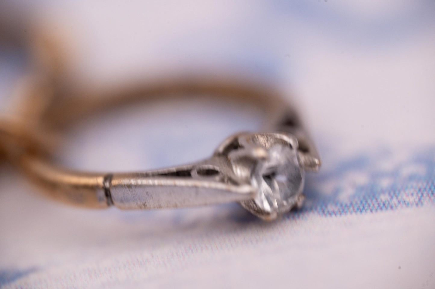 Vintage 9ct Gold Trio Ring Charm, Journey of Love Rings, Tiny 3 Ring Set Wedding Gift, Gold Engagement Gift Pendant Or Bracelet Charm