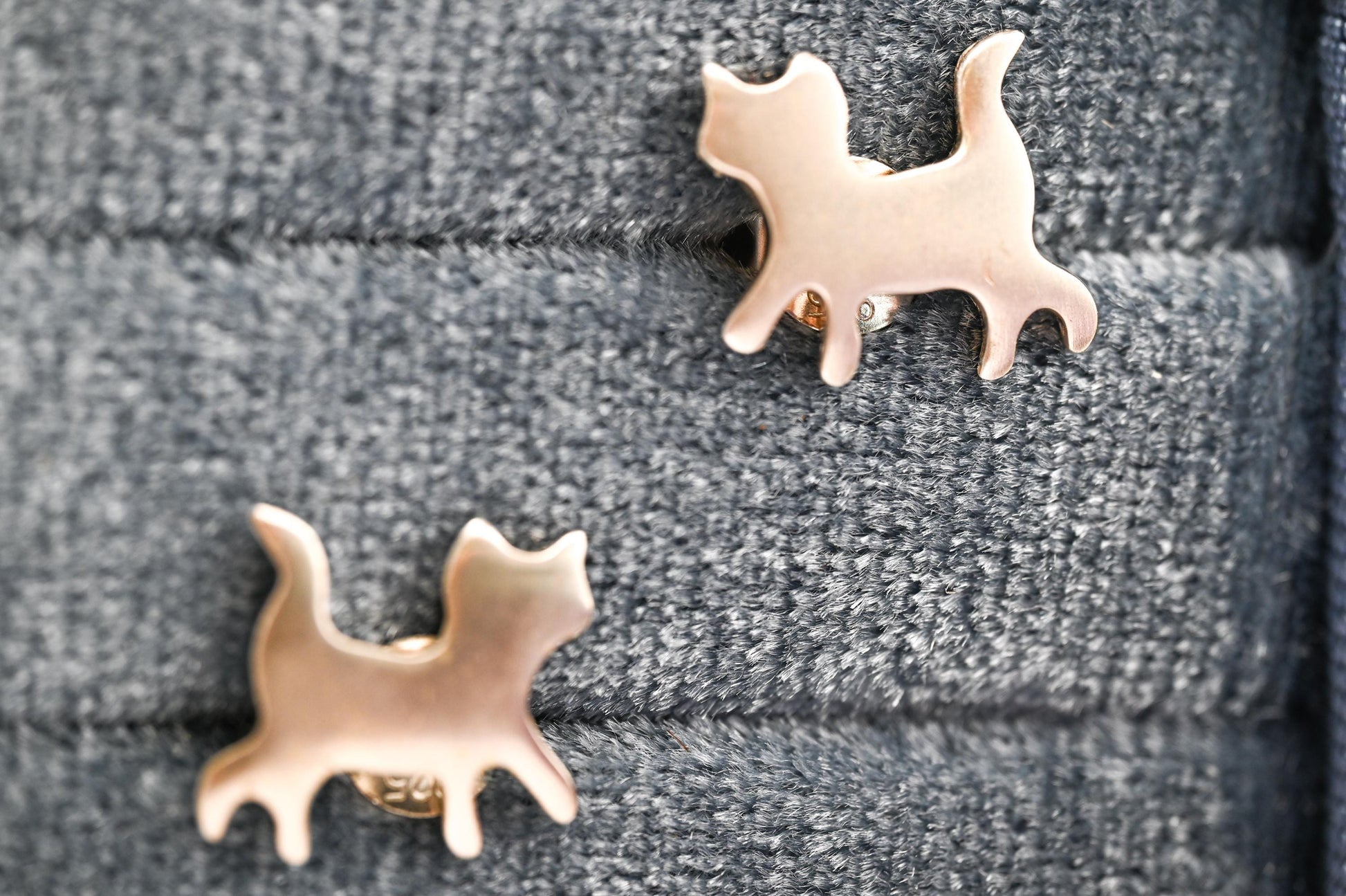 Cute Cat Stud Earrings Sterling Silver | Cute Kitty Earrings | Minimalist Cat Jewelry | Gift for Cat Lovers | Silver Cat Earrings for Women