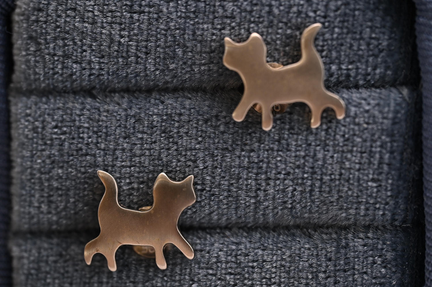 Cute Cat Stud Earrings Sterling Silver | Cute Kitty Earrings | Minimalist Cat Jewelry | Gift for Cat Lovers | Silver Cat Earrings for Women