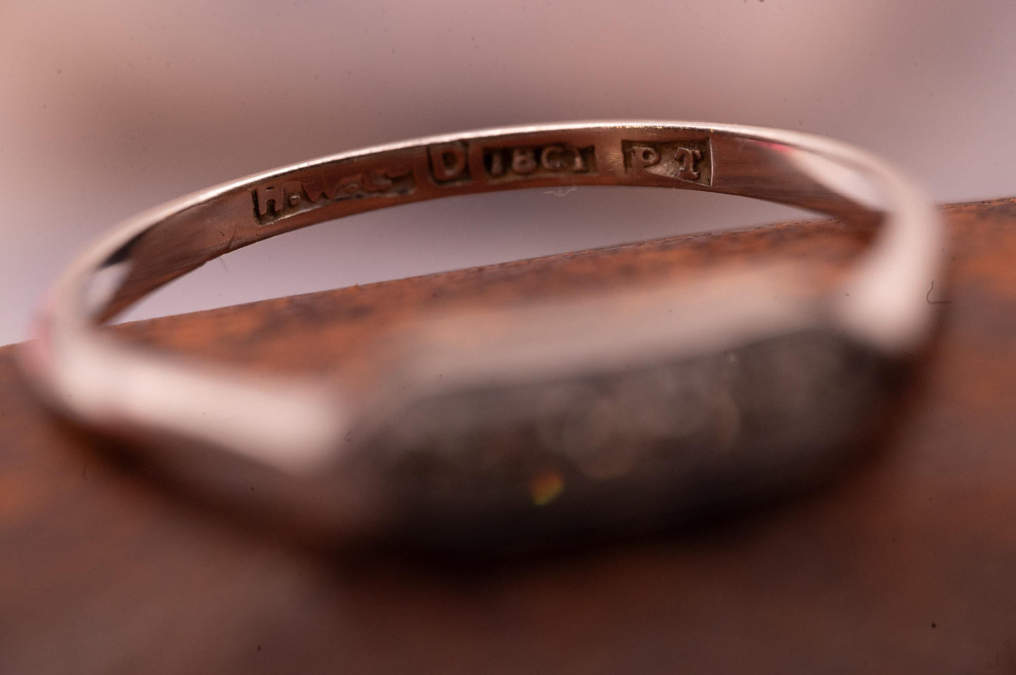 Genuine Art Deco 1920s White Gold and Platinum Diamond Ring, 18ct White Gold Antique Jewellery, Elegant Band, Jewelry for her, Stacking Ring