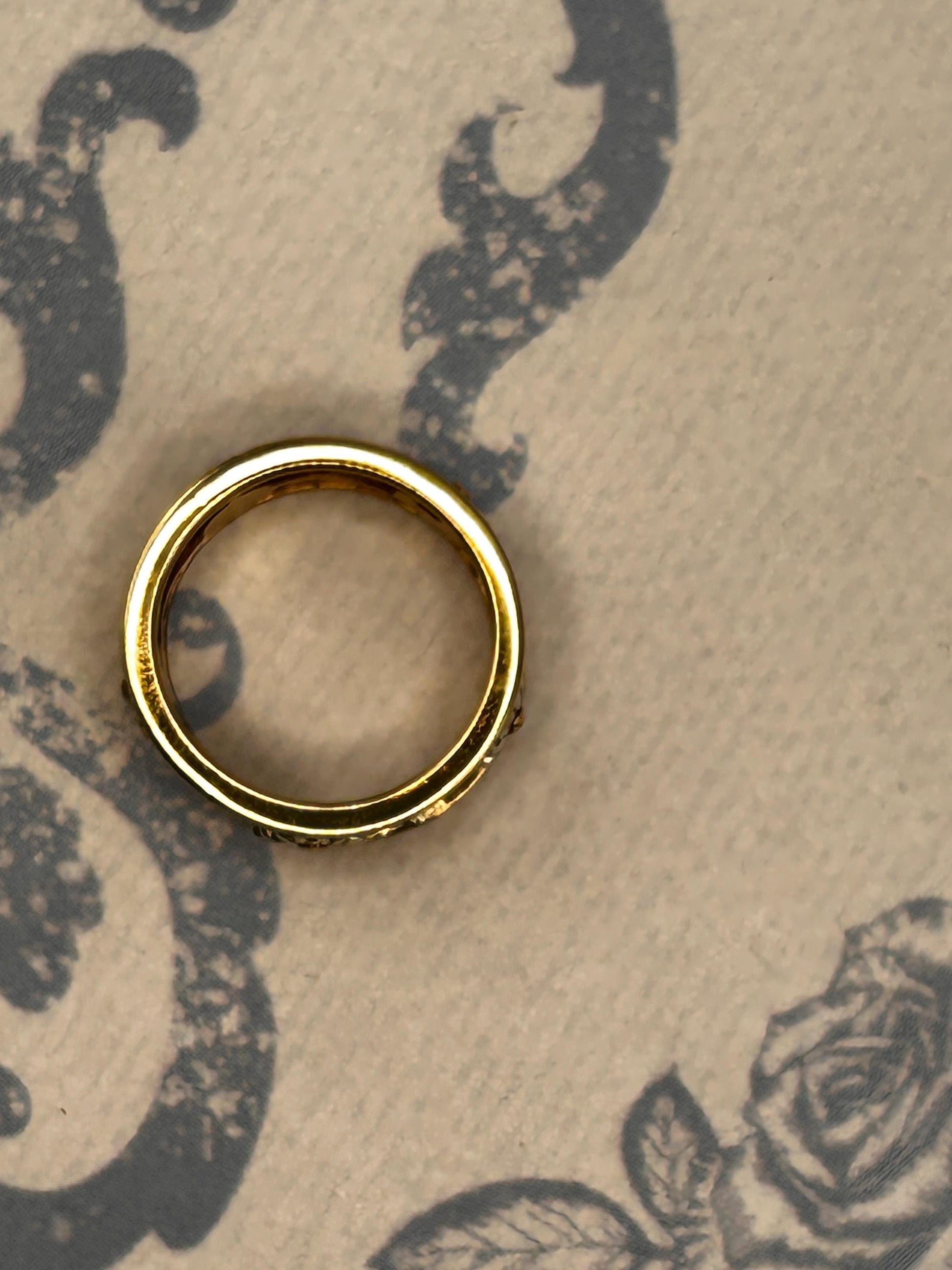 Vintage Clogau 9ct Yellow & White Gold Statement Daisy Ring