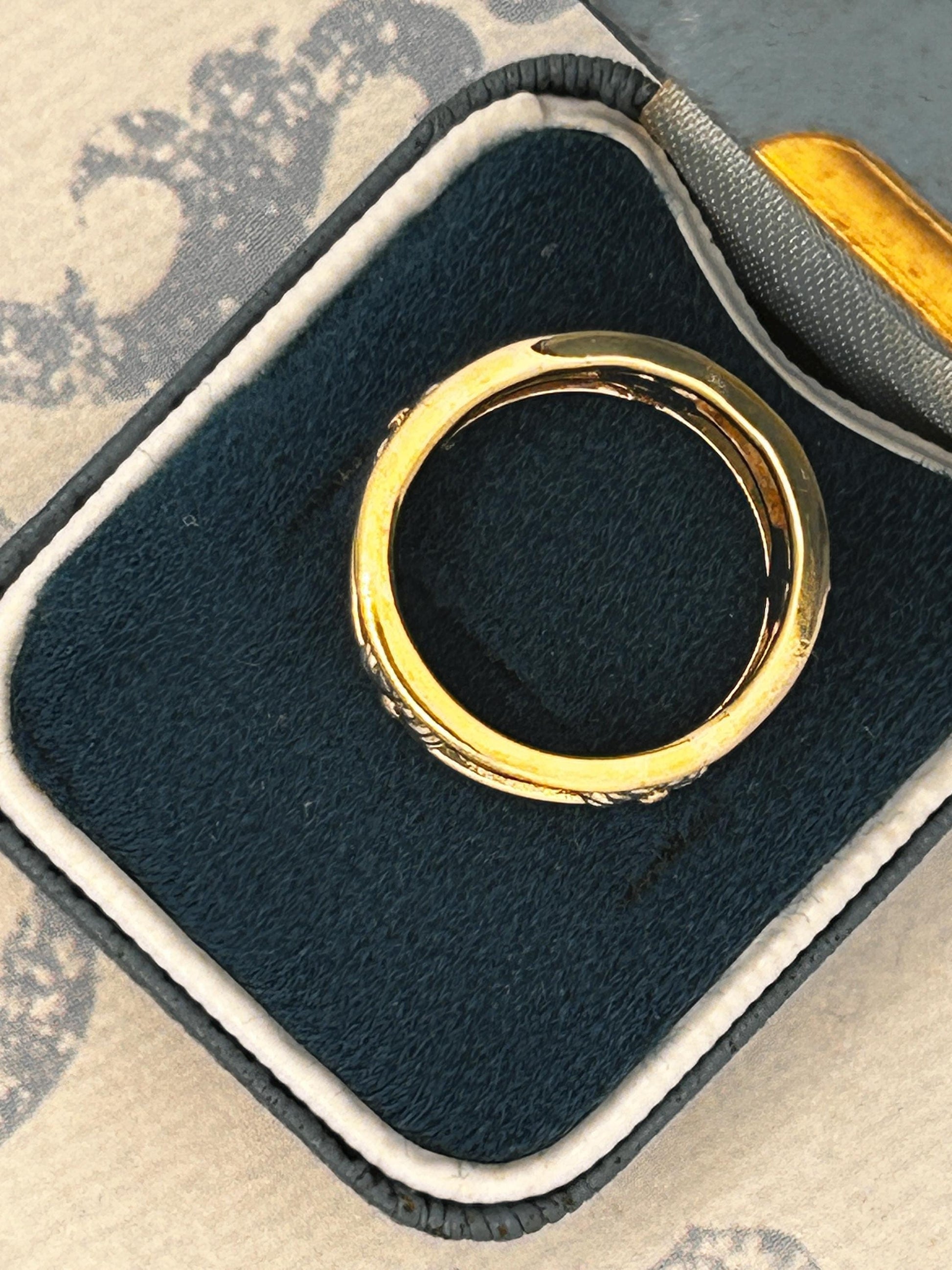 Vintage Clogau 9ct Yellow & White Gold Statement Daisy Ring