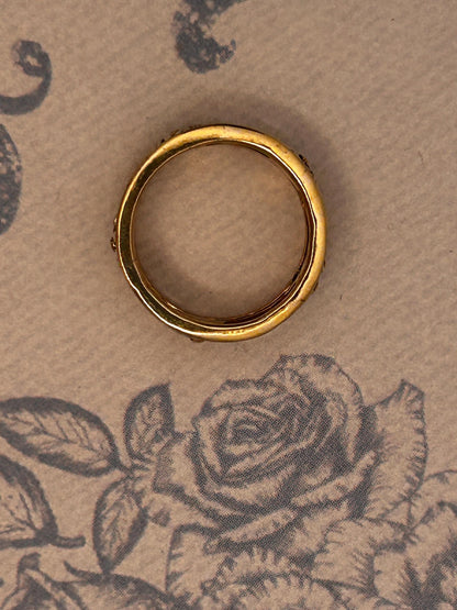 Vintage Clogau 9ct Yellow & White Gold Statement Daisy Ring