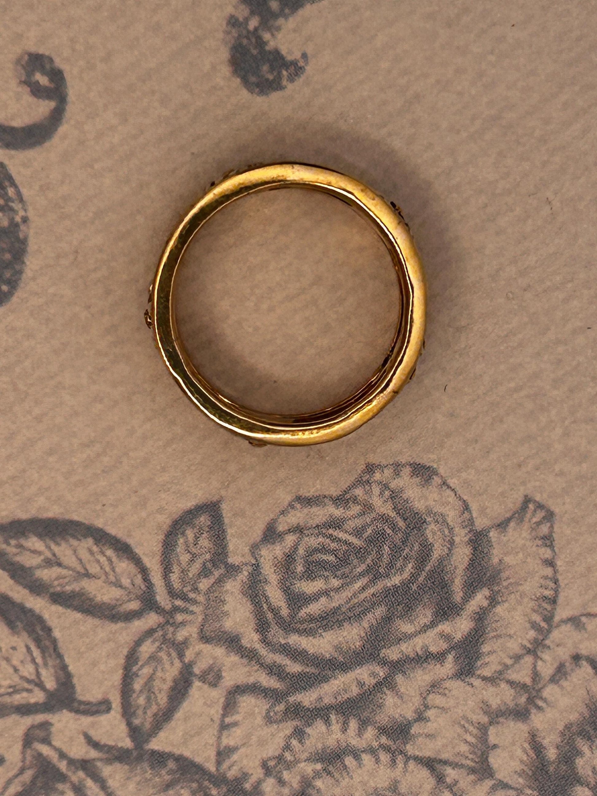 Vintage Clogau 9ct Yellow & White Gold Statement Daisy Ring