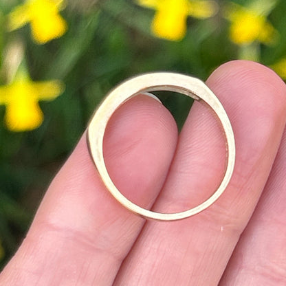 Vintage 9ct Gold Multi stone Eternity Ring Acrostic Jewellery DEAREST Antique Inspired Jewellery UK: N / US 7