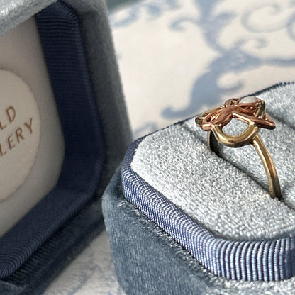 Vintage Clogau 9ct Gold Opal Ring UK K - US 5.5 / Unusual Welsh Gold Ring Heirloom