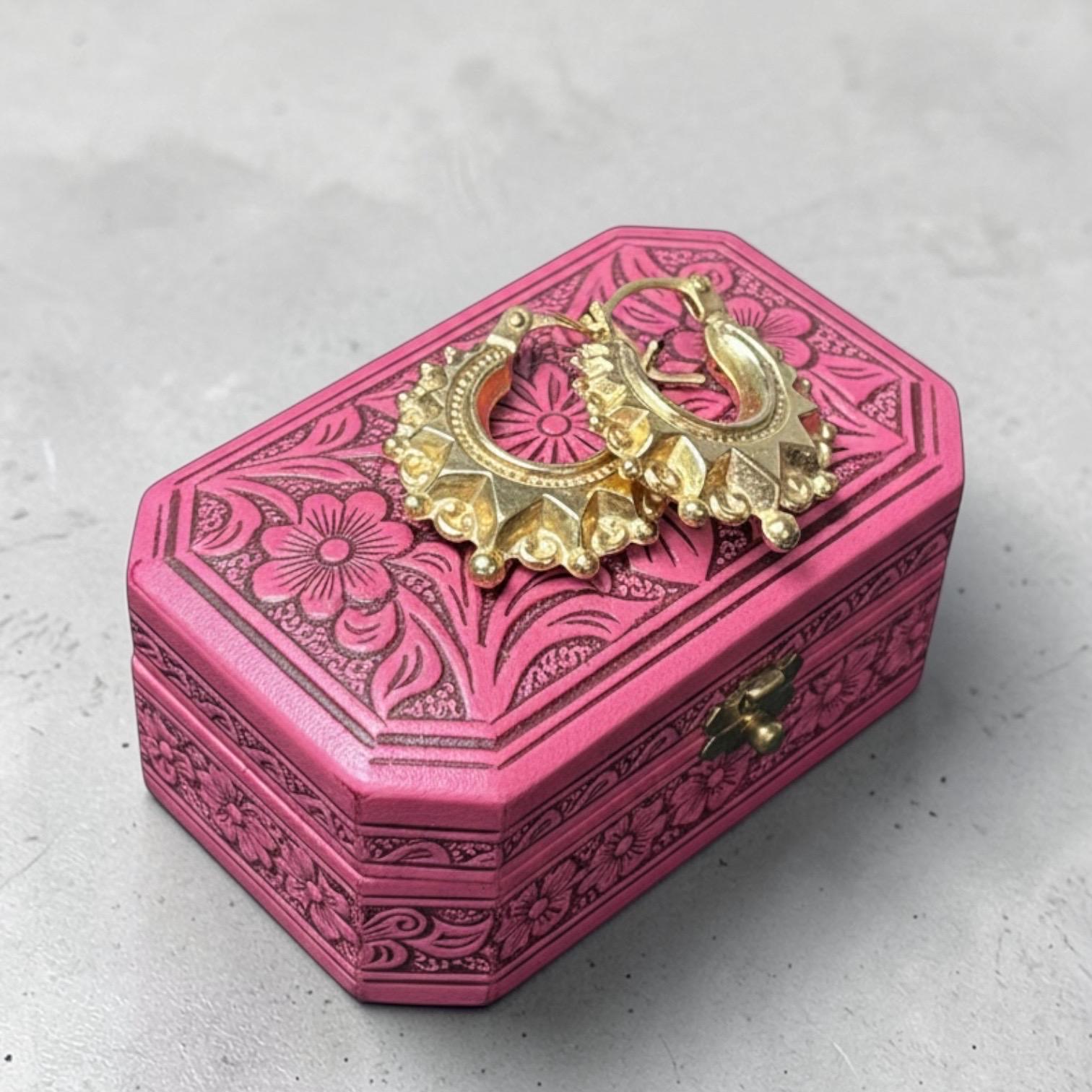 Vintage Mid-Century 9ct Gold Gypsy Creole Earrings Medium - UnoAErre Italian Jewellery