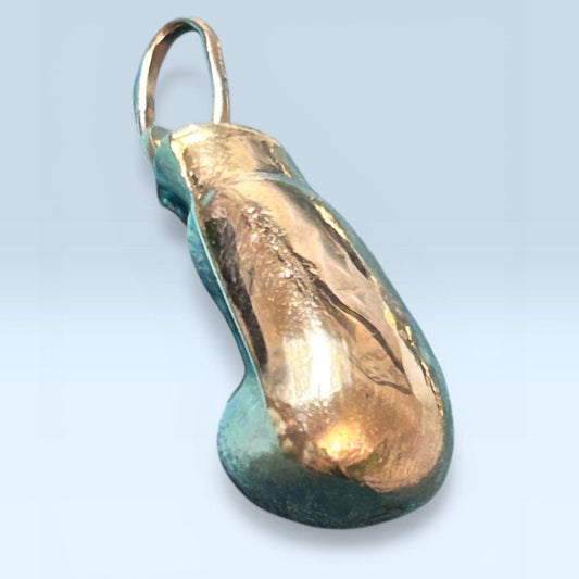 Vintage Boxing Glove Charm 9ct Gold Italian Maker UnoAEerre - Bracelet/ Pendant