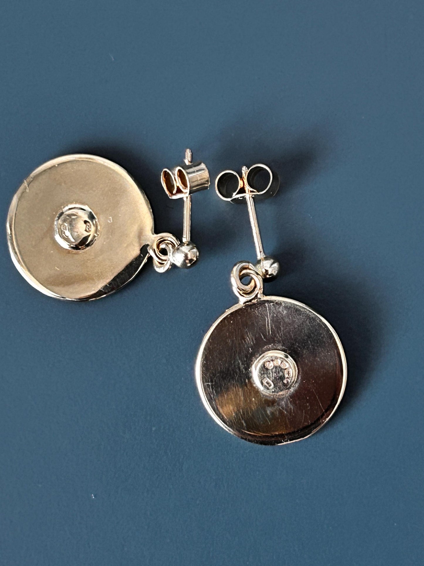 Vintage Clogau 9ct Gold Celtic Knot Earrings Drop - Lady Guinevere Collection