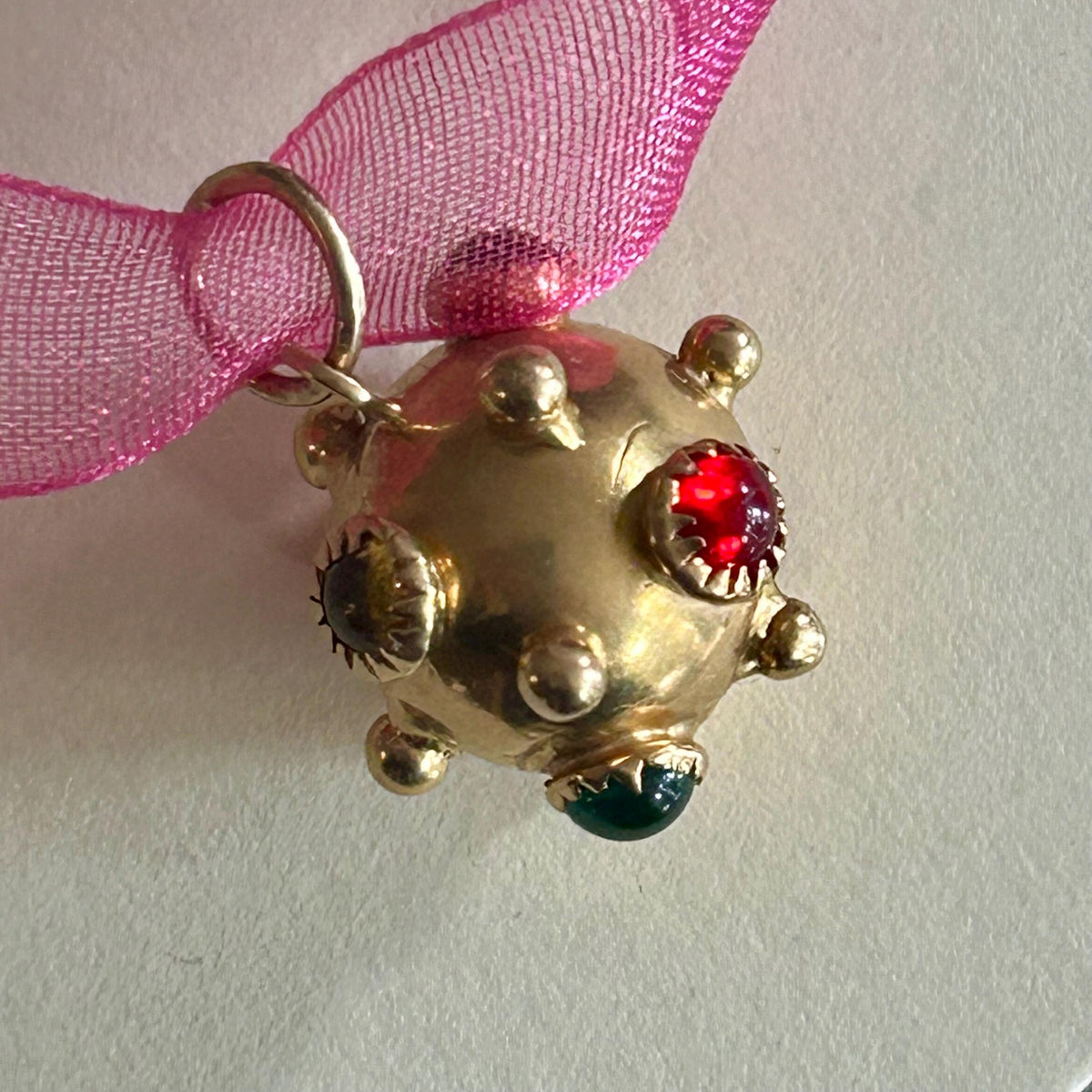 Mid-Century 18ct Sputnik Charm Multi Gems - Vintage Jewellery